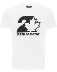 DSquared² - Gedrucktes T -Shirt - Lyst