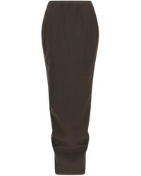 Rick Owens - 'Soft Pillar Long' Skirt - Lyst