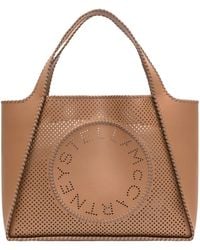 Stella McCartney - Logo-Perforated Tote Bag - Lyst