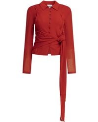 Ganni - Polo Con Botones - Lyst