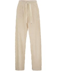 Herno - Broek Met Verfrommeld Effect - Lyst