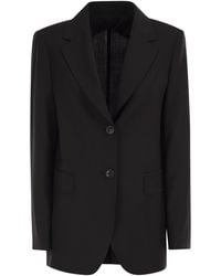 Max Mara - Mstassenzi – Pure Virgin Wool Single Breasted Blazer - Lyst