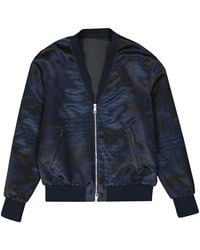Neil Barrett - Bomber Jacket With Ribbed Cuffs - Lyst
