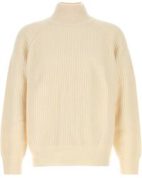 LeKasha - Ivory Cashmere Lette Sweater - Lyst