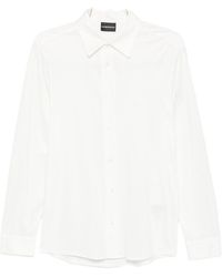 Emporio Armani - Cotton Blend Shirt - Lyst