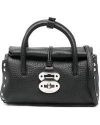 Zanellato - Dotta Centauro Kleine Leren Handtas Voor Baby's - Lyst