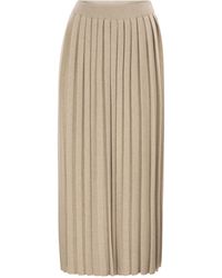 Fabiana Filippi - Long Pleated Skirt - Lyst