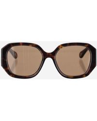 Chloé - Logo Tortoiseshell Sunglasses - Lyst
