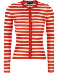 Dolce & Gabbana - Striped Viscose Cardigan - Lyst