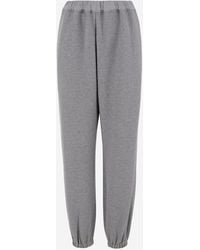 Carven - Cotton Blend Jogging Trousers - Lyst
