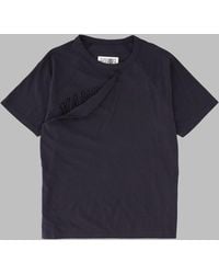 MM6 by Maison Margiela - Layered Front Graphic T-Shirt - Lyst
