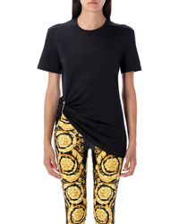 Versace - T Shirts En Polos Zwart - Lyst