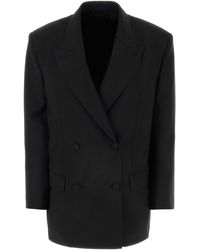 Givenchy - Wool Mohair Oversized Blazer - Lyst