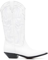 Sonora Boots - Santa Fe Leather Western Boots - Lyst