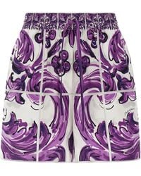 Dolce & Gabbana - Patterned Shorts - Lyst