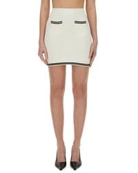 Self-Portrait - Jacquard Skirt With Bow - Lyst