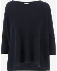 Allude - Allumez le pull à mélange en laine avec des strass et des goujons - Lyst