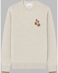 Isabel Marant - Logo-Embroidered Crewneck Sweater - Lyst
