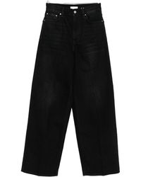 TOTEME - Wide Leg Denim Jeans - Lyst