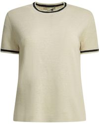 Max Mara - Max Mara Linen Crew-Neck Sweater - Lyst