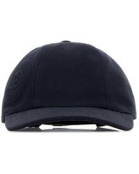 Gucci - Navy Blue Cotton Baseball Cap - Lyst