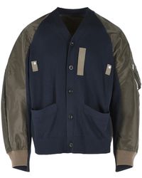 Sacai - Cardigan - Lyst