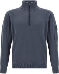 C.P. Company - C.p. Bedrijf Half Zip Sweater - Lyst