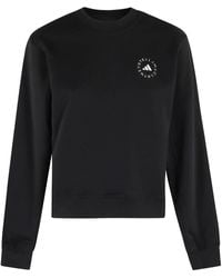 adidas By Stella McCartney - Adidas von Stella Mc Cartney Logo Bio -Baumwoll -Sweatshirt - Lyst