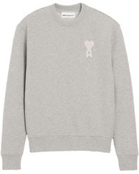 Ami Paris - Ami De Coeur Cotton Sweatshirt - Lyst