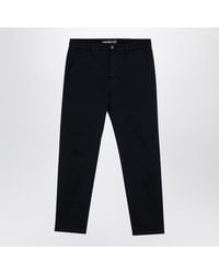 Department 5 - Dark Cotton Trousers - Lyst