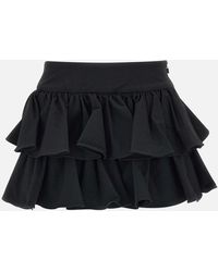 ROTATE BIRGER CHRISTENSEN - Ruota Birger Christensen Wide Ruffle Mini Gonna - Lyst
