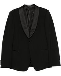 Emporio Armani - Wool Tuxedo Suit - Lyst