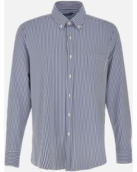 Paul & Shark - Striped Button Down Shirt Slim Fit - Lyst