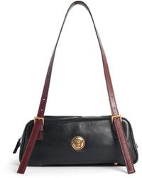 Versace - 'Emblème' Nappa Leather Bowling Bag - Lyst