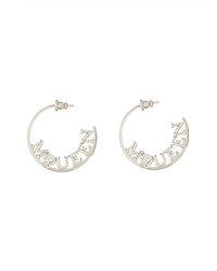 McQueen - Alexander Mc Queen Logo Earrings - Lyst