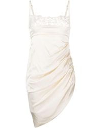 Jacquemus - La Robe Saudade Brodée drapiertes Kleid - Lyst