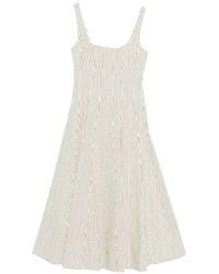 STAUD - Wells Midi Dress - Lyst