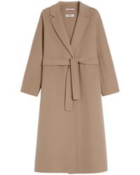 Max Mara - Coats Dove Gray - Lyst