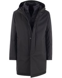 Fay - Morning Down Down Coated Coat - Lyst