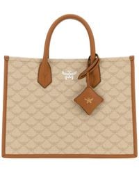 トートバッグ MCM Printed Canvas Himmel Medium Shopping Bag MCM Himmel Lauretos Extra-Large Tote Bag | Saks Fifth Avenue