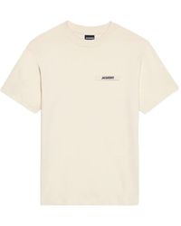 Jacquemus - T -shirt Met Logo -applicatiekanaat - Lyst