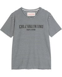 Valentino - Logo Print Round Neck T -shirt - Lyst