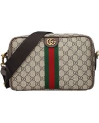 Gucci - Ophidia Crossbody Bags Fabric - Lyst