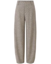 Closed - Wool Blend Trousers - Lyst