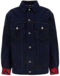 Burberry - Oversized Denim Jacket - Lyst