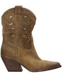 Elena Iachi - Stiefel Kamel - Lyst