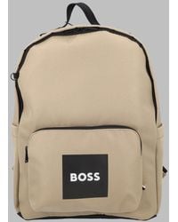 BOSS - Kids Backpack With Front Zip Pocket - Lyst