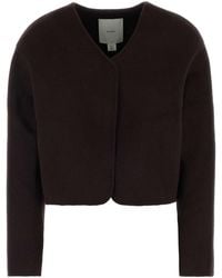 Calvin Klein - Dark Brown Wool Blend Blazer - Lyst