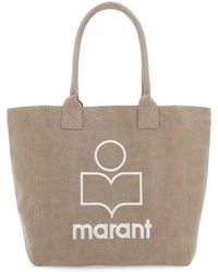 Isabel Marant - Cappuccino Cotton Small Yenky Shopping Bag - Lyst