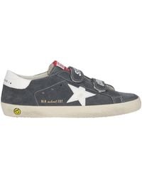 Golden Goose - Sneakers Old School Suede Upper And Strap Shiny Leather Star And Heel - Lyst